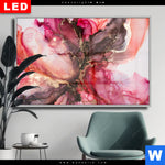 Wechselmotiv Dia Fluid Art Rot Braun Querformat Produktvorschau mit dem Bild Fluid Art Rot & Braun im Format Querformat.