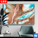 Wechselmotiv Dia Fluid Art Sandbank Querformat Produktvorschau mit dem Bild Fluid Art Sandbank im Format Querformat.