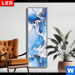 Wechselmotiv Dia Fluid Art Winter Wonderland Schmal Produktvorschau mit dem Bild Fluid Art Winter Wonderland im Format Schmal.