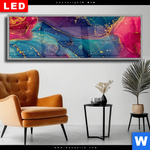 Wechselmotiv Dia Fluid Fantasia Panorama Produktvorschau mit dem Bild Fluid Fantasia im Format Panorama.