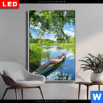 Wechselmotiv Dia Flusslandschaft Hochformat Produktvorschau mit dem Bild Flusslandschaft im Format Hochformat.