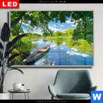 Wechselmotiv Dia Flusslandschaft Querformat Produktvorschau mit dem Bild Flusslandschaft im Format Querformat.