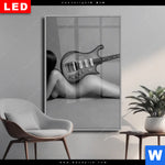 Wechselmotiv Dia Frau Gitarre No 2 Hochformat Produktvorschau mit dem Bild Frau & Gitarre No.2 im Format Hochformat.