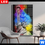 Wechselmotiv Dia Freiheitsstatue Pop Art No 2 Hochformat Produktvorschau mit dem Bild Freiheitsstatue Pop Art No.2 im Format Hochformat.