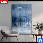 Wechselmotiv Dia Frostiger Wald Hochformat Produktvorschau mit dem Bild Frostiger Wald im Format Hochformat.