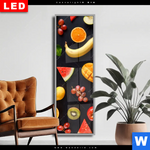 Wechselmotiv Dia Fruechte Gesunde Ernaehrung Schmal Produktvorschau mit dem Bild Früchte - Gesunde Ernährung im Format Schmal.