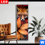 Wechselmotiv Dia Fuchs Im Herbstlaub Schmal Produktvorschau mit dem Bild Fuchs im Herbstlaub im Format Schmal.