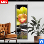 Wechselmotiv Dia Gelbe Orchidee Schmal Produktvorschau mit dem Bild Gelbe Orchidee im Format Schmal.
