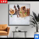 Wechselmotiv Dia Geroestete Kaffeebohnen No 1 Quadrat Produktvorschau mit dem Bild Geröstete Kaffeebohnen No.1 im Format Quadrat.