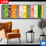 Wechselmotiv Dia Gesunde Ernaehrung Panorama Produktvorschau mit dem Bild Gesunde Ernährung im Format Panorama.