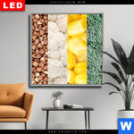 Wechselmotiv Dia Gesunde Ernaehrung Quadrat Produktvorschau mit dem Bild Gesunde Ernährung im Format Quadrat.