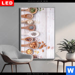 Wechselmotiv Dia Gesunde Vielfalt Aus Loeffeln Hochformat Produktvorschau mit dem Bild Gesunde Vielfalt aus Löffeln im Format Hochformat.