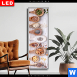 Wechselmotiv Dia Gesunde Vielfalt Aus Loeffeln Schmal Produktvorschau mit dem Bild Gesunde Vielfalt aus Löffeln im Format Schmal.