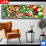 Wechselmotiv Dia Gesundes Gemuese Panorama Produktvorschau mit dem Bild Gesundes Gemüse im Format Panorama.