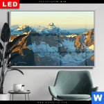 Wechselmotiv Dia Gipfel In Den Alpen Querformat Produktvorschau mit dem Bild Gipfel in den Alpen im Format Querformat.