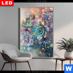 Wechselmotiv Dia Glaenzende Sukkulenten Hochformat Produktvorschau mit dem Bild Glänzende Sukkulenten im Format Hochformat.