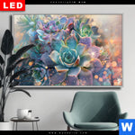 Wechselmotiv Dia Glaenzende Sukkulenten Querformat Produktvorschau mit dem Bild Glänzende Sukkulenten im Format Querformat.