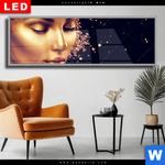 Wechselmotiv Dia Golden Girl Panorama Produktvorschau mit dem Bild Golden Girl im Format Panorama.