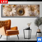 Wechselmotiv Dia Goldene Bluetenpracht Panorama Produktvorschau mit dem Bild Goldene Blütenpracht im Format Panorama.