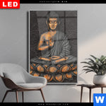 Wechselmotiv Dia Goldener Buddha Hochformat Produktvorschau mit dem Bild Goldener Buddha im Format Hochformat.