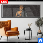 Wechselmotiv Dia Goldener Buddha Panorama Produktvorschau mit dem Bild Goldener Buddha im Format Panorama.