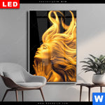 Wechselmotiv Dia Goldenes Haar No 3 Hochformat Produktvorschau mit dem Bild Goldenes Haar No.3 im Format Hochformat.