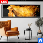 Wechselmotiv Dia Goldenes Haar Panorama Produktvorschau mit dem Bild Goldenes Haar im Format Panorama.