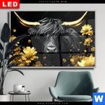 Wechselmotiv Dia Goldenes Hochlandrind Querformat Produktvorschau mit dem Bild Goldenes Hochlandrind im Format Querformat.