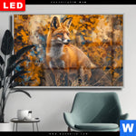 Wechselmotiv Dia Herbstzeit Mit Rotfuchs Querformat Produktvorschau mit dem Bild Herbstzeit mit Rotfuchs im Format Querformat.