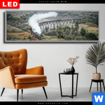 Wechselmotiv Dia Hogwarts Express Panorama Produktvorschau mit dem Bild Hogwarts-Express im Format Panorama.