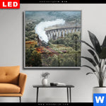 Wechselmotiv Dia Hogwarts Express Quadrat Produktvorschau mit dem Bild Hogwarts-Express im Format Quadrat.