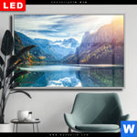 Wechselmotiv Dia Idyllischer Bergsee Im Gebirge Querformat Produktvorschau mit dem Bild Idyllischer Bergsee im Gebirge im Format Querformat.