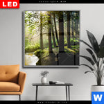 Wechselmotiv Dia Im Wald Quadrat Produktvorschau mit dem Bild Im Wald im Format Quadrat.