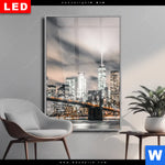 Wechselmotiv Dia Innenstadt Von Manhattan Hochformat Produktvorschau mit dem Bild Innenstadt von Manhattan im Format Hochformat.