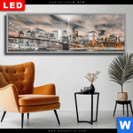 Wechselmotiv Dia Innenstadt Von Manhattan Panorama Produktvorschau mit dem Bild Innenstadt von Manhattan im Format Panorama.