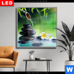 Wechselmotiv Dia Japanischer Brunnen Quadrat Produktvorschau mit dem Bild Japanischer Brunnen im Format Quadrat.