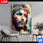 Wechselmotiv Dia Jesus Christus Mit Dornenkrone Hochformat Produktvorschau mit dem Bild Jesus Christus mit Dornenkrone im Format Hochformat.