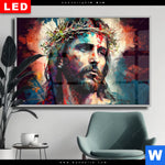 Wechselmotiv Dia Jesus Christus Mit Dornenkrone Querformat Produktvorschau mit dem Bild Jesus Christus mit Dornenkrone im Format Querformat.