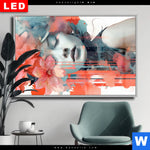 Wechselmotiv Dia Jolanda Frau Mit Blumen Im Haar Querformat Produktvorschau mit dem Bild Jolanda - Frau mit Blumen im Haar im Format Querformat.