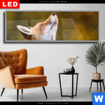 Wechselmotiv Dia Junger Fuchs Panorama Produktvorschau mit dem Bild Junger Fuchs im Format Panorama.