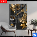 Wechselmotiv Dia Junger Hirsch Und Goldblumen Hochformat Produktvorschau mit dem Bild Junger Hirsch und Goldblumen im Format Hochformat.