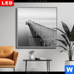 Wechselmotiv Dia Kalter Morgen Am Meer Quadrat Produktvorschau mit dem Bild Kalter Morgen am Meer im Format Quadrat.