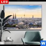 Wechselmotiv Dia Koelner Skyline Querformat Produktvorschau mit dem Bild Kölner Skyline im Format Querformat.