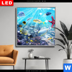 Wechselmotiv Dia Korallenriff Im Ozean Quadrat Produktvorschau mit dem Bild Korallenriff im Ozean im Format Quadrat.