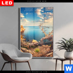 Wechselmotiv Dia Kuestenlandschaft Mit Altem Baum Hochformat Produktvorschau mit dem Bild Küstenlandschaft mit altem Baum im Format Hochformat.