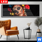 Wechselmotiv Dia La Calavera Catrina No 2 Panorama Produktvorschau mit dem Bild La Calavera Catrina No.2 im Format Panorama.