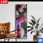 Wechselmotiv Dia Leuchtende Quallen Unter Wasser Schmal Produktvorschau mit dem Bild Leuchtende Quallen unter Wasser im Format Schmal.