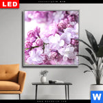 Wechselmotiv Dia Lila Fliederblueten Quadrat Produktvorschau mit dem Bild Lila Fliederblüten im Format Quadrat.