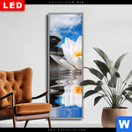 Wechselmotiv Dia Lilie Zensteine Schmal Produktvorschau mit dem Bild Lilie & Zensteine im Format Schmal.