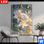 Wechselmotiv Dia Lilien Im Morgenlicht Hochformat Produktvorschau mit dem Bild Lilien im Morgenlicht im Format Hochformat.